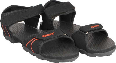 Sparx SS 703 Men Sandals(Black, Black , 10)