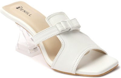 SIRDENILL Women Heels(White , 7)