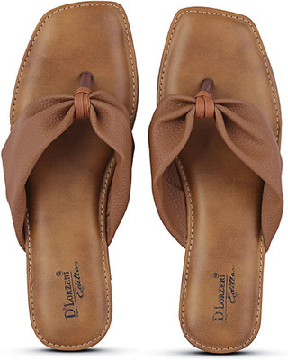 DLORZERI Women Flats(Tan , 6)