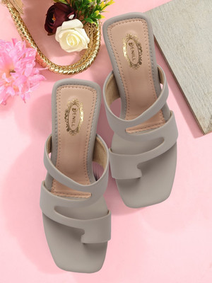Denill Women Heels(Grey , 7)