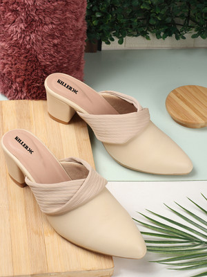 KILLER Women Heels(Off White , 3)