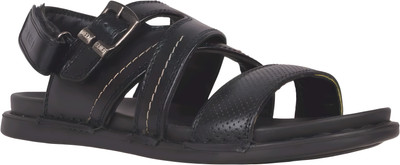 RED CHIEF Men Sandals(Black , 8)