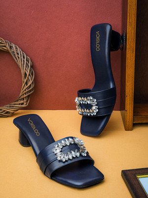 CORSICA Women Heels(Navy , 4)