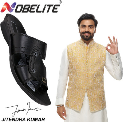 NOBELITE Men Sandals(Black , 10)
