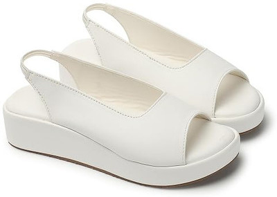 UUNDA Fashion Women Wedges(White , 7)