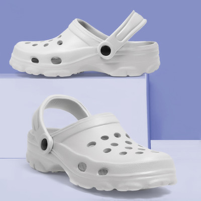 AROSY Men Clogs(Grey , 8)