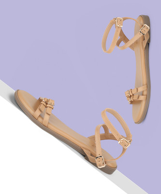 Inc.5 Women Flats(Beige , 4)