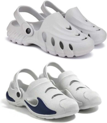 house of common Men Clogs(Grey , 10)