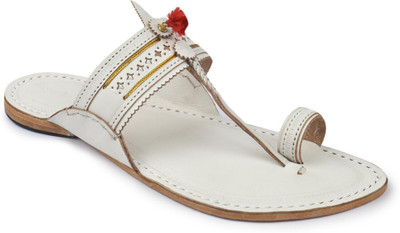 KORAKARI Men Flats(White , 9)