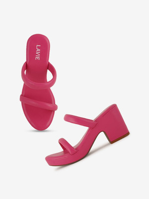 LAVIE Women Heels(Pink , 6)