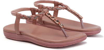 DELY BELY Women Flats(Pink , 5)