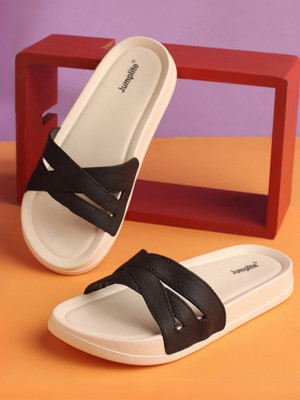 JUMPLITE Women Flats(Black , 3)