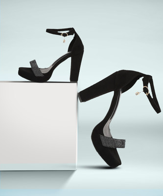 Marc Loire Women Black Heels