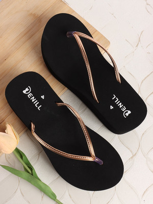 Denill Women Heels(Gold , 7)