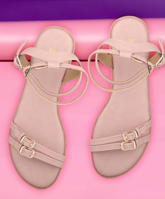 Inc.5 Women Flats(Orange , 4)