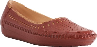 Bata Women Bellies(Brown , 8)