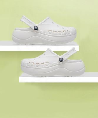 CROCS Classic Men Clogs(White , 2 UK/India)