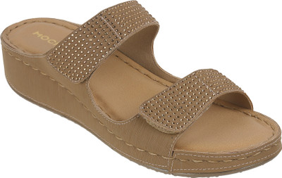 MOCHI Women Flats(Beige , 4)