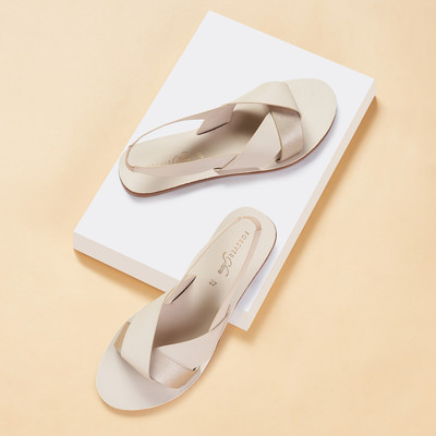 Forever Glam By Pantaloons Women Flats(Beige , 4)