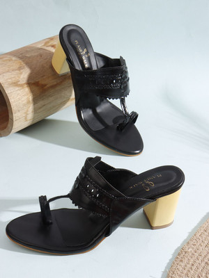 PLANET WALK Women Heels(Black , 3)