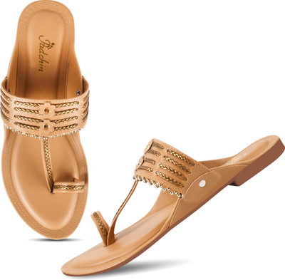 Padchin Women Flats(Beige , 4)