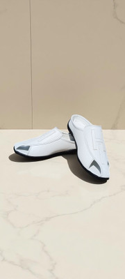 Mitalifootwear Men Sandals(White, White , 10)