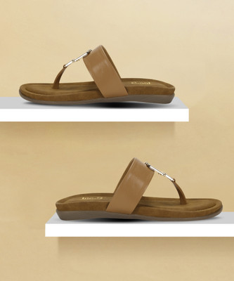 Inc.5 Women Flats(Beige , 3)
