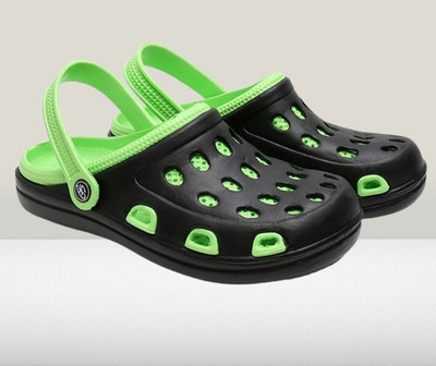 AlexVyan Men Clogs(Green , 7)