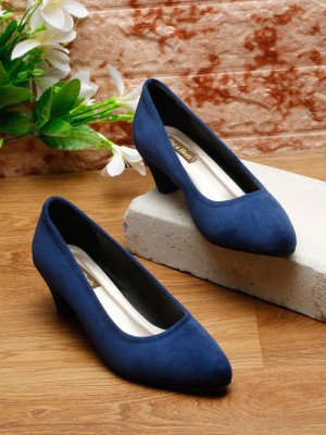 flat n heels Women Bellies(Blue , 4)