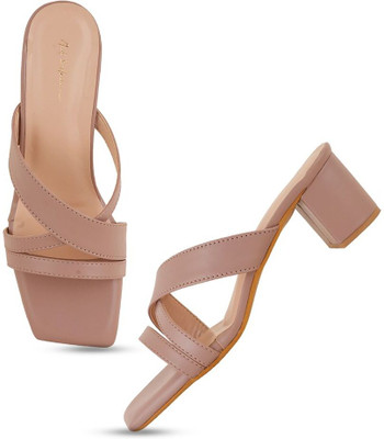 Mast & Harbour Women Heels(Pink , 6)
