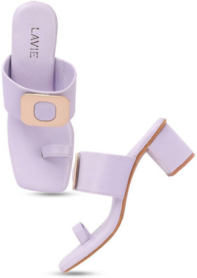 LAVIE Women Heels(Purple , 8)