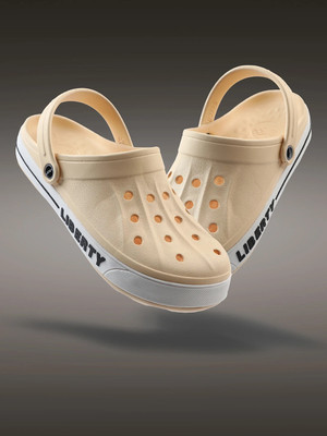 LIBERTY Men Clogs(Beige , 6)