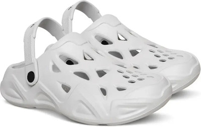 Footsace Men Clogs(Grey , 8)
