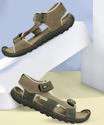 WOODLAND Men Sandals(Khaki , 6)