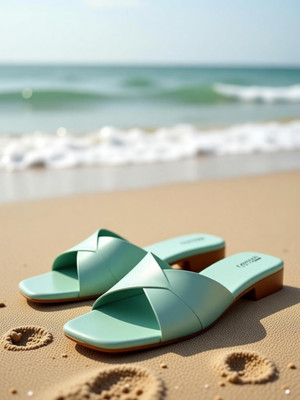 Merovesh Women Green Flats