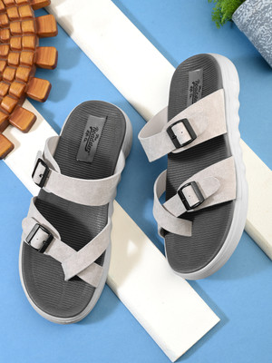 Roadster Men Sandals(Beige , 7)