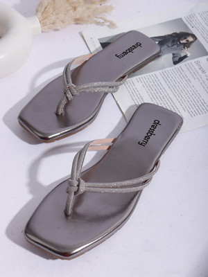Dressberry Women Flats(Grey , 7)