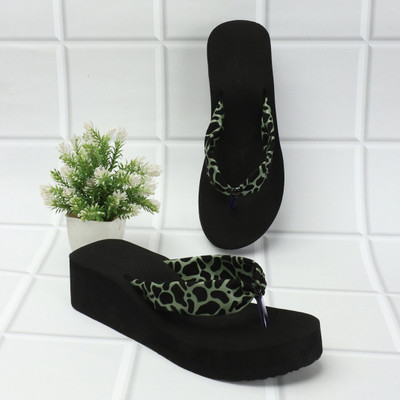 FABLARY Women Wedges(Green , 7)