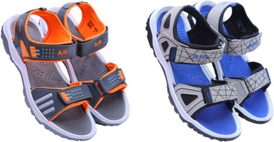 Hocks Men Sandals(Grey, Grey , 10)