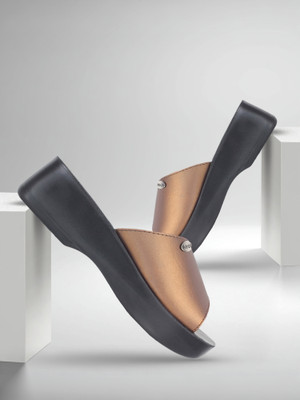 Inblu Women Wedges(Copper , 4)