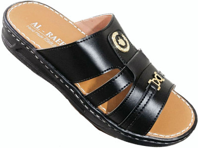 Al-raeeb Men Sandals(Black , 10)