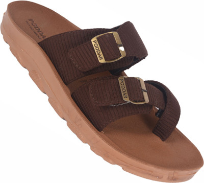 PODDAR Men Sandals(Brown , 10)
