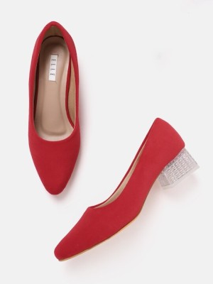 Elle Women Heels(Red , 3)