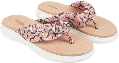 METRO Women Wedges(Pink , 6)