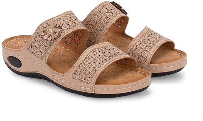 Dressberry Women Flats(Beige , 5)
