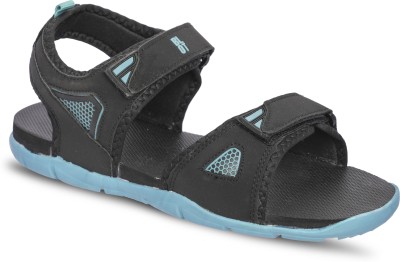 Paragon Men Black Sports Sandals