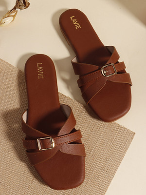 LAVIE Women Flats(Tan , 7)