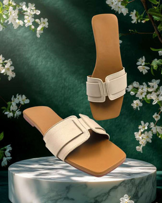 Moncada Women Flats(Tan , 4)