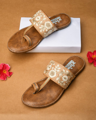 Gerief Women Flats(Tan , 7)