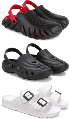 WINGSCRAFT Men Clogs(White , 8)